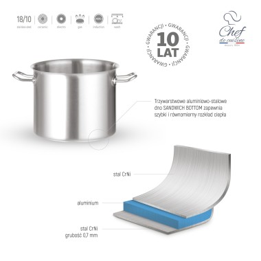 Marmite king size, 100l - Finedine