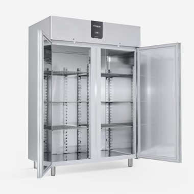 Armoire Réfrigérée Positive 1380L R290 - Dégivrage Automatique Acier Inox 2 Portes - PF 1400 P TN - Samaref