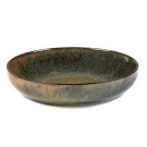 Plaque Indi Grey profonde coupe plate - 190x(h)40mm - Finedine
