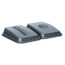Couvercle avec trou oblong pour conteneur à déchets rectangulaire 60L - 660x470x(H)30mm - Finedine
