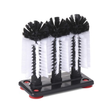 Brosse en verre avec base en plastique - Finedine