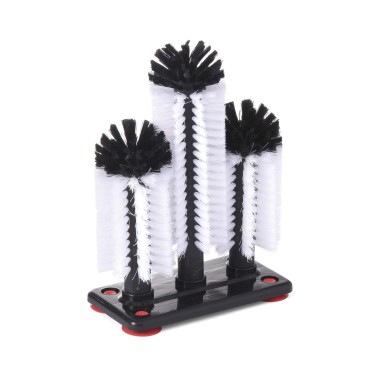 Brosse à verre 3 têtes - Finedine