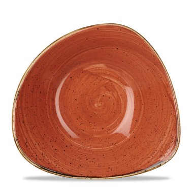 Bol triangulaire Stonecast orange - 153 mm - Finedine