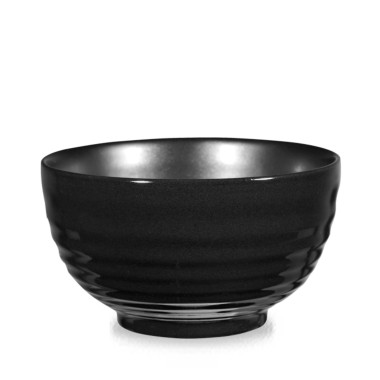 Bol à tapas ondulé noir scintillant Rustics - 1180ml - Lot de 6 - Finedine