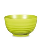 Bol à salade ondulé en émail vert - 1180 ml - Finedine