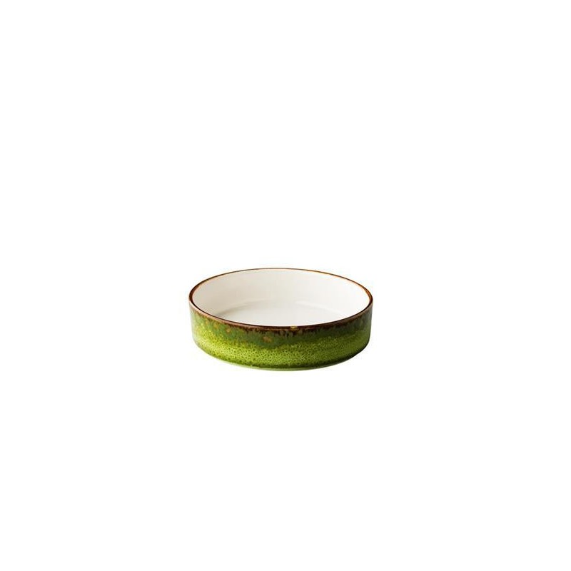 Assiette creuse Jersey - verte - 180 mm - Finedine