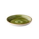 Assiette ronde profonde Jersey - verte - 235 mm - Finedine