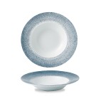 Assiette à large rebord Raku Topaz Bleu - 240 mm - Finedine