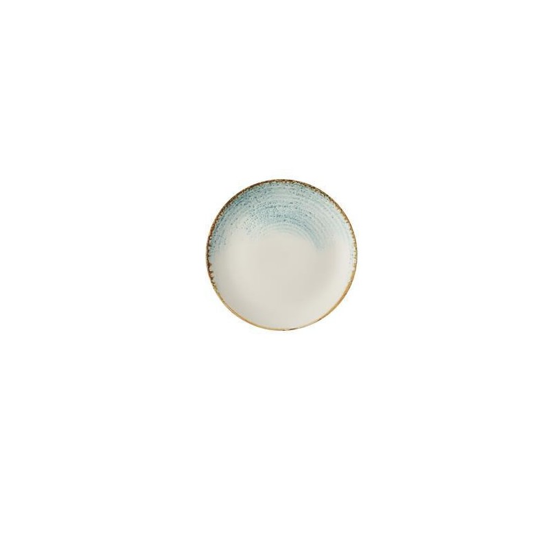Assiette en carrelage aquamarine Homespun Accents - 217 mm - Finedine