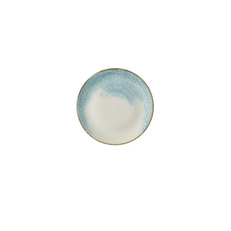 Assiette en carreaux aquamarine Homespun Accents - 280 mm - Finedine