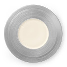 Assiette argentée à large bord Manhattan - 320x(H)37mm - Finedine