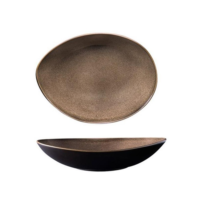 Assiette creuse en châtaignier 1280 ml - Finedine