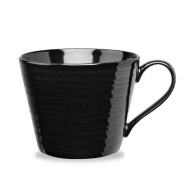 Mug noir Snug mugs - 355 ml - Lot de 6 - Finedine