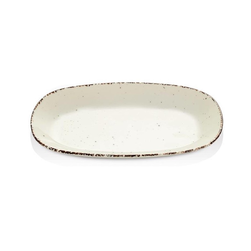 Plat ovale en opale - 260x150mm - Finedine