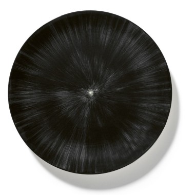 Plat noir central 280 mm - Finedine