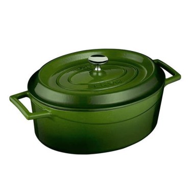 Casserole en fonte ovale dim. 25x31cm - 7060ml - Finedine