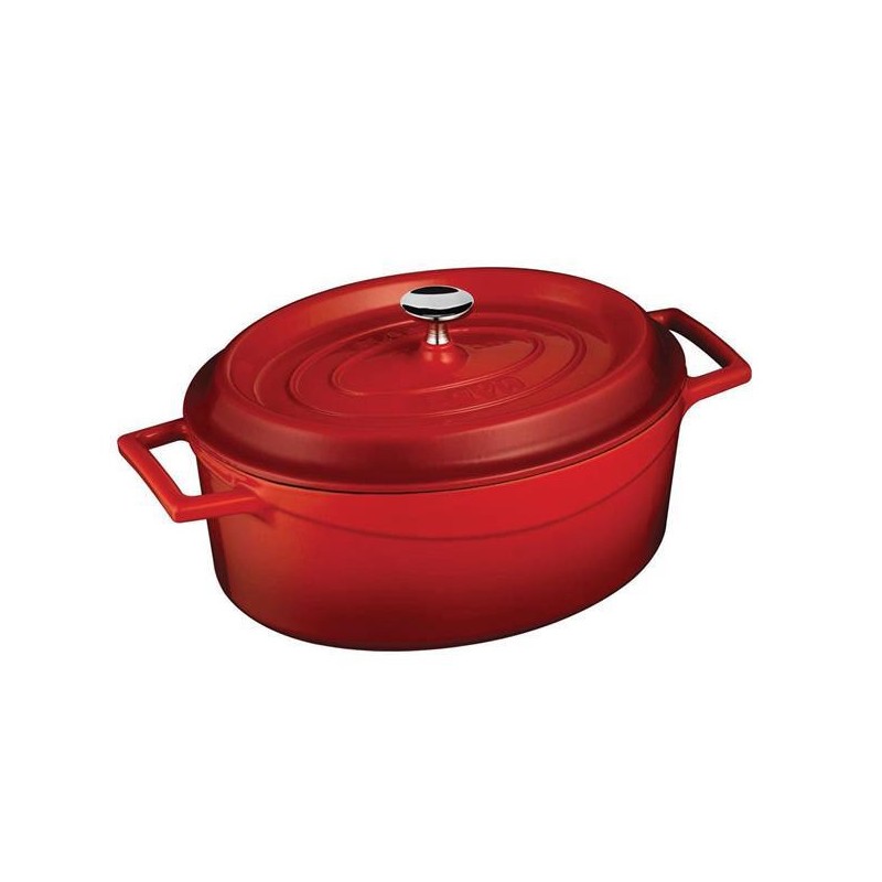 Casserole ovale en fonte dim. 25x31cm - 7060ml - Finedine