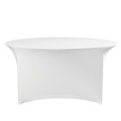 Housse de table ronde Symposium - blanche - ø 120x(H)76mm - Finedine
