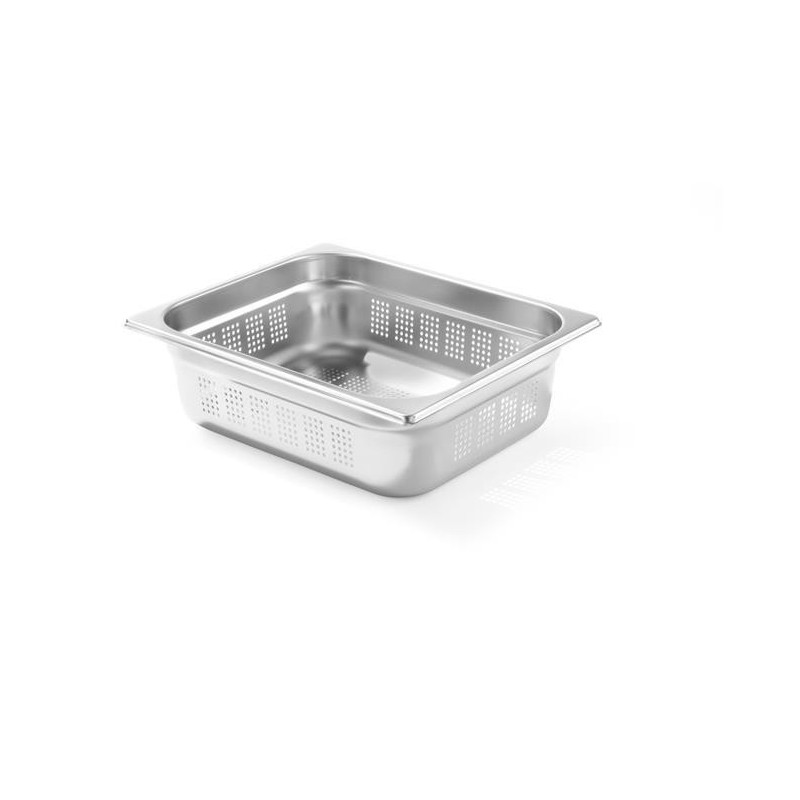 Conteneur en acier inoxydable perforé GN 1/2 - (h)65 mm - Finedine