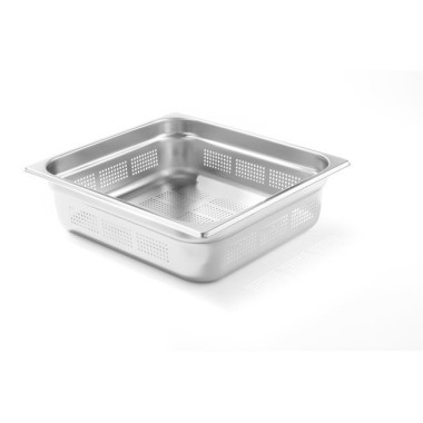 Conteneur en acier inoxydable perforé GN 2/3 - (h)65 mm - Finedine