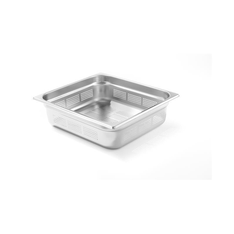 Conteneur en acier inoxydable perforé GN 2/3 - (h)65 mm - Finedine