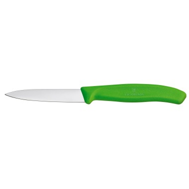 Couteau à légumes Swiss Classic - lisse - 8 cm - vert - Finedine