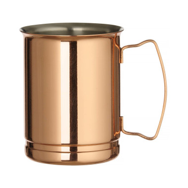 Mugs plaqués cuivre - Bar up - Chope à bière - 0 -4L - Cuivre - Ø85x(H)105mm - Finedine
