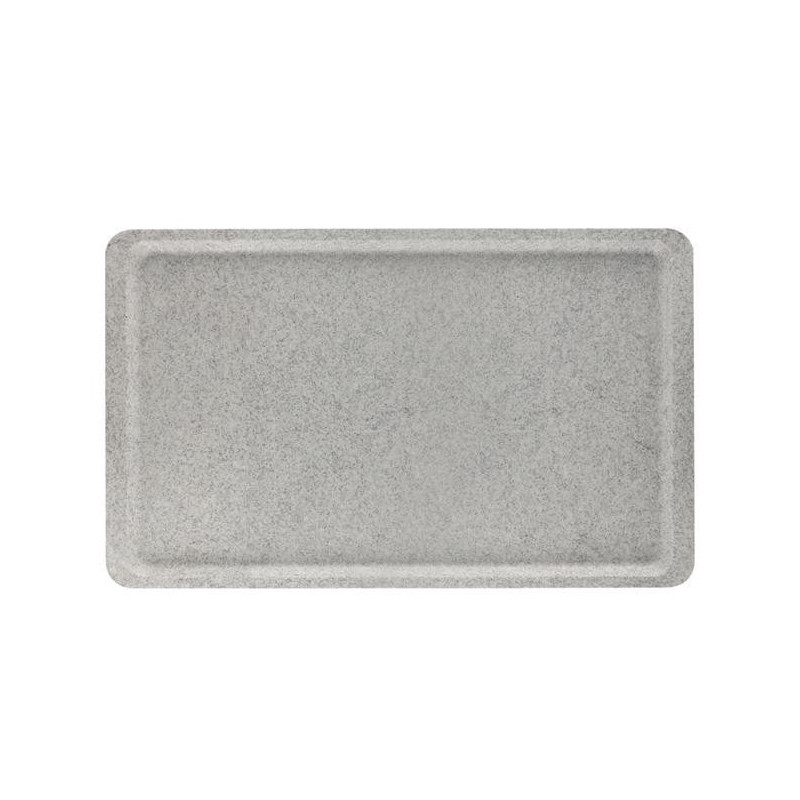 Plateau rectangulaire à rebord plat GN 1/1 - granit - Finedine