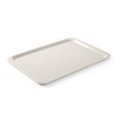 Plateau plat Nevada avec rebord plat - granit - 530x325mm - Finedine