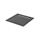 Plateau carré en verre noir Vetro - 300x300mm - Finedine
