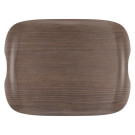 Plateau en bois effet vagues - 430x330mm - Finedine