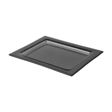 Plateau en verre noir Vetro GN 1/2 - Finedine