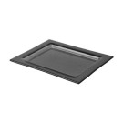 Plateau en verre noir Vetro GN 1/2 - Finedine
