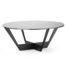 Buffet Skiatos Noir - dia. 615 mm - en lot de plexiglas - Finedine