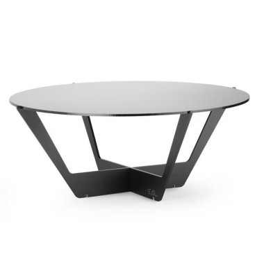 Buffet Skiatos Noir diamètre 410 mm en ensemble de plexiglas - Finedine