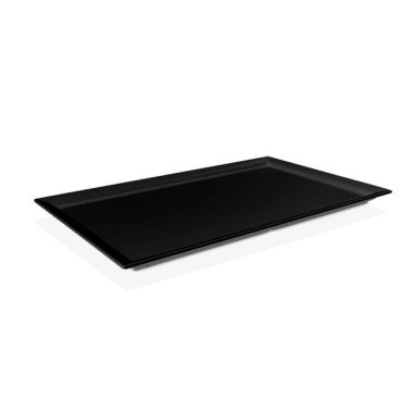 Plateau 2/4 GN - mélamine - noir - Finedine
