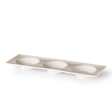 Plat de présentation triple - 300x95x(H)26mm - Finedine