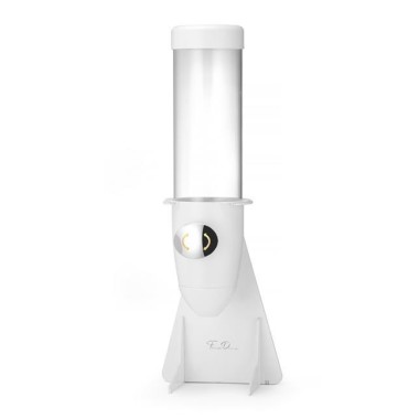 Distributeur de flocons blancs Skiatos - 5l - 220 x 140 x 635 mm - Finedine