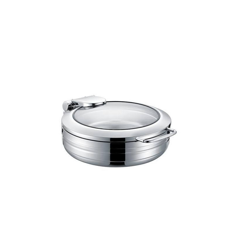 Excellente casserole ronde de 6 l avec couvercle en verre - Finedine