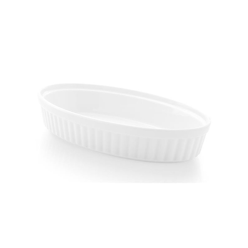 Plat à gratin ovale Bianco - 240x150mm - Finedine