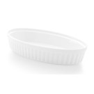 Plat à gratin ovale Bianco - 240x150mm - Finedine
