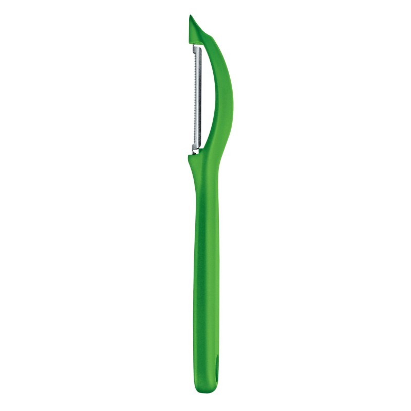Éplucheur universel Swiss Classic - lame dentelée - vert - Finedine
