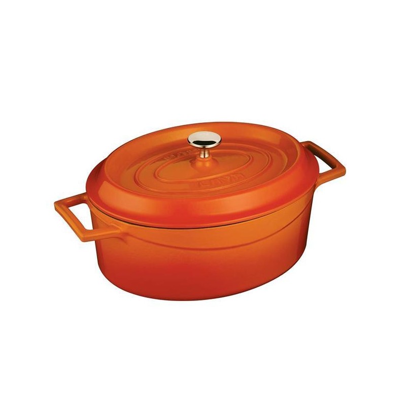 Cocotte en fonte ovale dim. 25x31cm - 7060ml - Finedine
