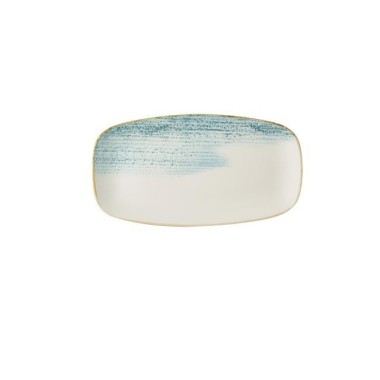 Assiette rectangulaire aquamarine Homespun Accents - 298x153mm - Finedine