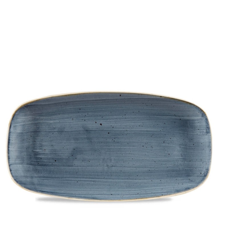 Assiette oblongue Stonecast Blueberry - 298x153mm - Finedine