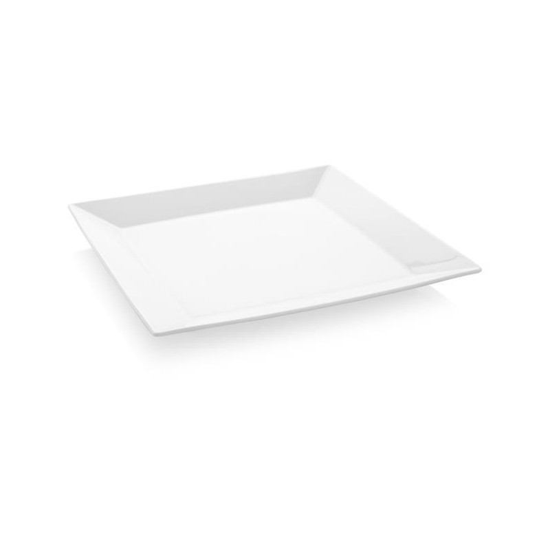 Assiette plate carrée Bianco - 260x260mm - Finedine