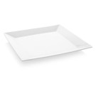 Assiette plate carrée Bianco - 260x260mm - Finedine