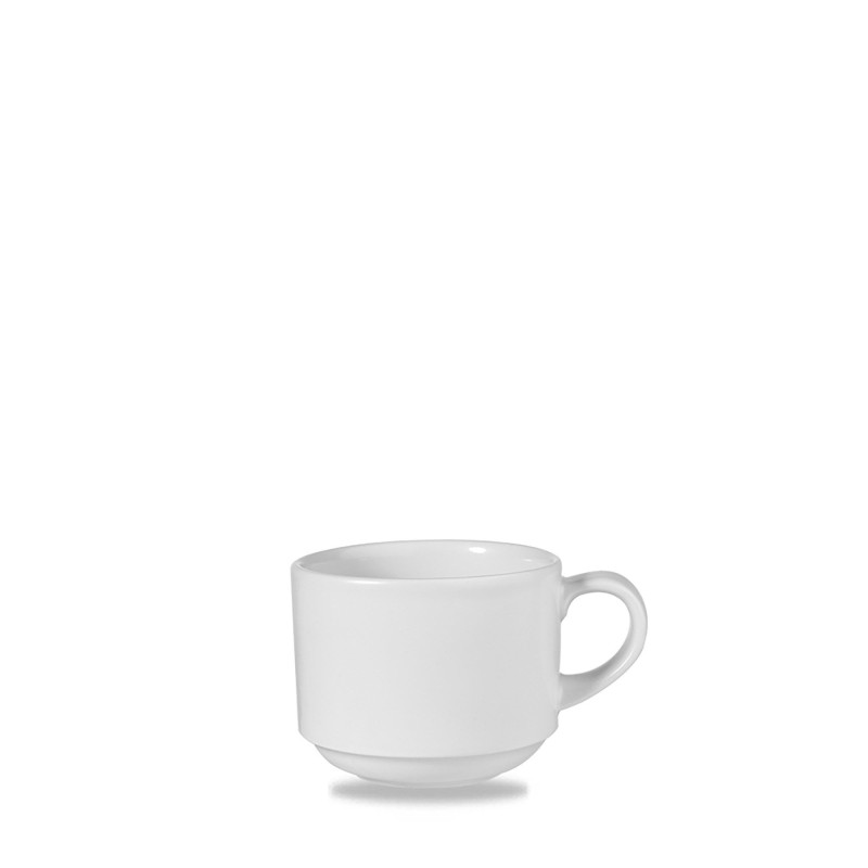 Tasse empilable blanche - 220 ml - Finedine
