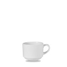Tasse empilable blanche - 220 ml - Finedine