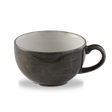 Tasse à cappuccino en fonte Stonecast Patina Iron Black - 227 ml - Finedine